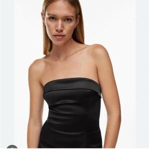 Sunday Best strapless satin top